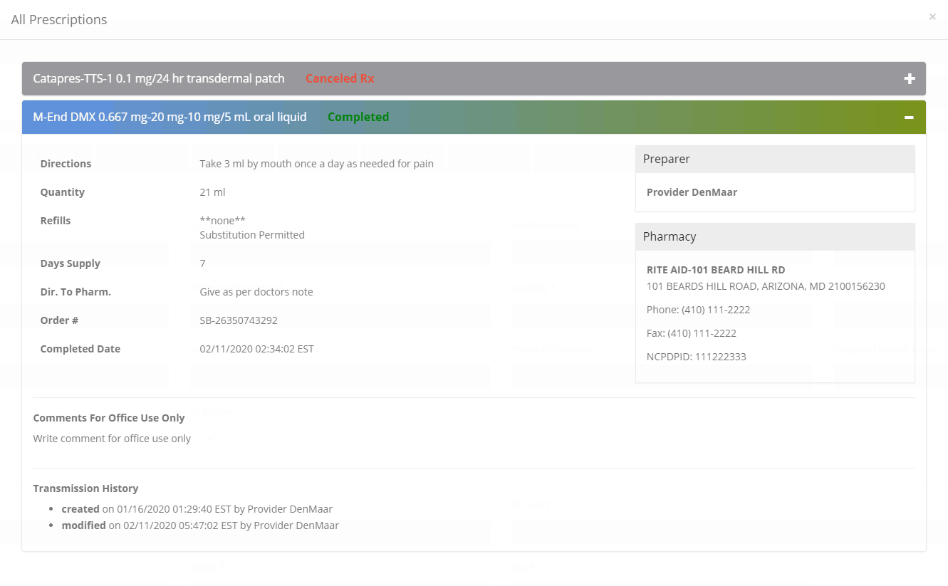 Denmaar E Prescription Generate Electronic Prescriptions With Rcopia